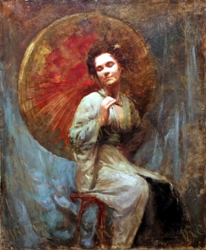 Edoardo Tofano-10-Donna con ombrellino